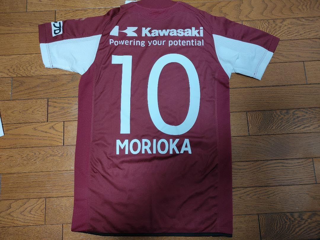 ヴィッセル神戸 森岡選手 10 直筆サイン入り レプリカ ユニフォーム L